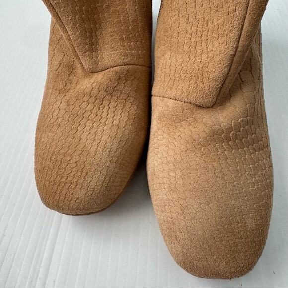 Free People Nicola snake embossed tan sand color size 8 US / 38 block heel - Picture 6 of 13